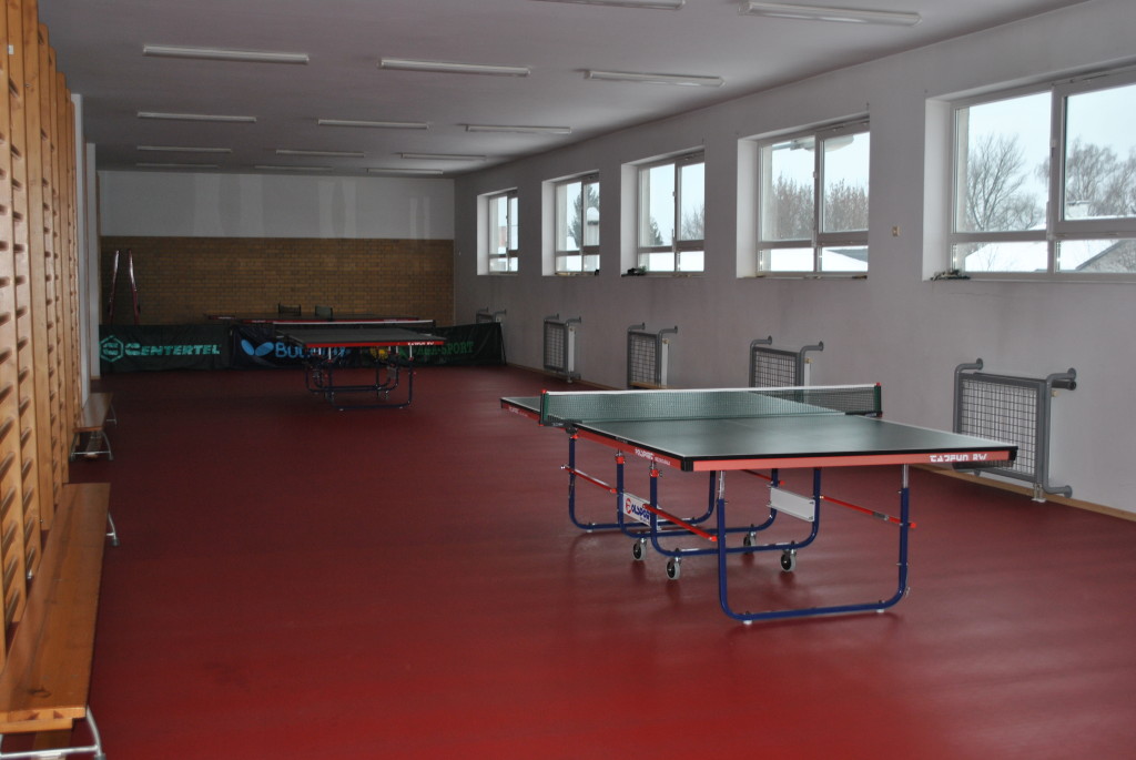 Sala do tenisa stołowego w Szkole Podstawowej Nr 21 w Białymstoku
