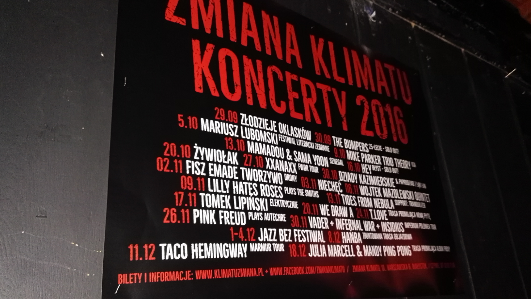 Liczba koncertów i lista nazwisk artystów, którzy wystąpili w tym roku w Zmianie Klimatu, jest imponująca fot. przedsiebiorczepodlasie.pl