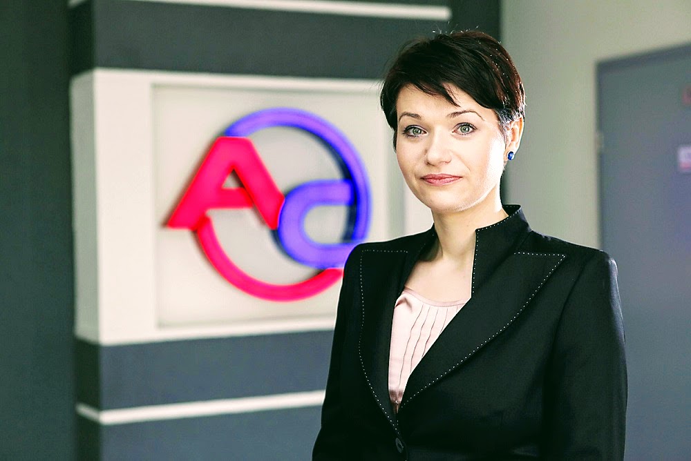 Katarzyna Rutkowska, prezes AC S.A., jedna z prelegentek spotkania "Przedsiębiorcza w działaniu", fot. AC S.A.